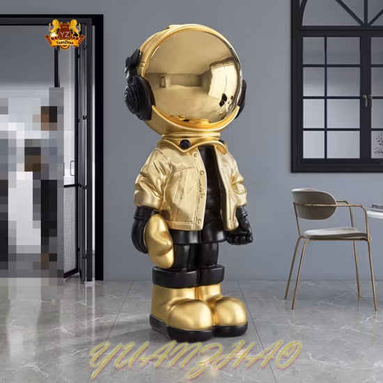 Life Size Realistic Fiberglass 3D Astronaut Wholesale Outdoor Garden Fiberglass Astronaut Statue